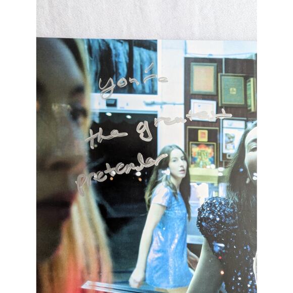 HAIM I Quit Vinyl SIGNED Cover With Handwritten Lyrics Light Blue Variant - Picture 12 of 15